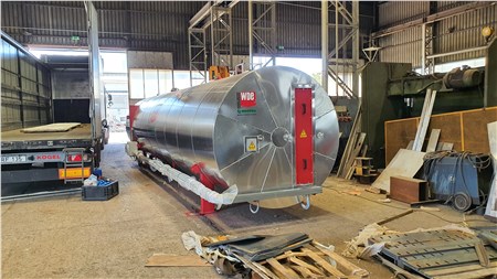 NEW WOOD VACUUM DRYER LOADED